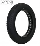 Copertone Gomma Bici 20 Pollici Misura 20x4.00 FAT BIKE Tassellato WAG