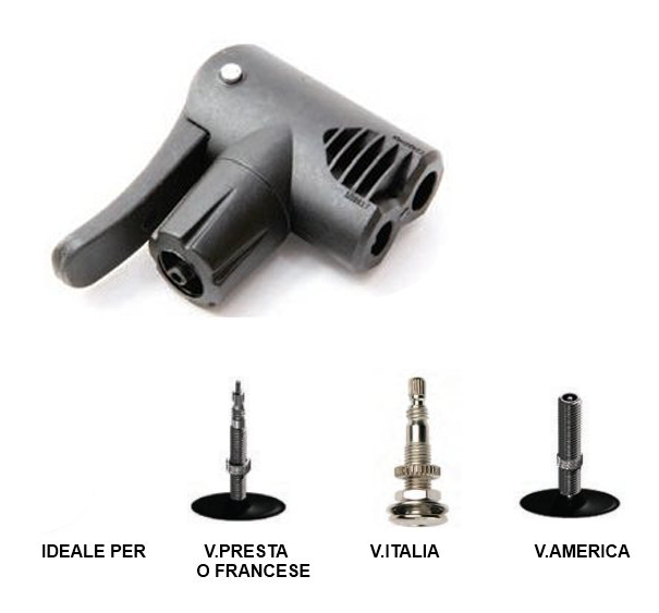 raccordo pompa bicicletta