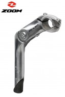 Piantone Manubrio Bici Entrata Forcella 25.4 mm in Alluminio Inclinazione Regolabile Colore Silver