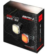 Fanali Bici Anteriore e Posteriore Batteria Ricaricabile USB Cube Light LED