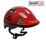 Casco Bici Bimbo da 2 a 5 Anni Taglia 48-52 cm Colore Rosso