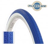 Copertone Gomma Bici 26 Pollici Misura 26x1.3/8 o 35-590 Colore Blu con Fascia Bianca