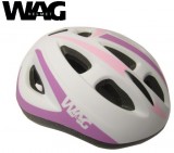 Casco Bici Bimba da 5 a 9 Anni Taglia 52-56 cm Colore Bianco