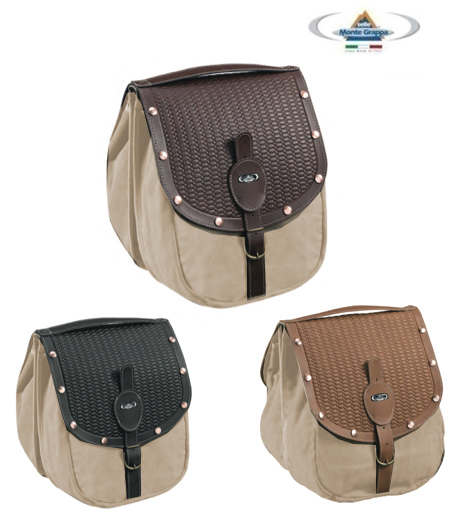 borse borsa sacche bici ciclo vintage borchiate pelle cuoio juta