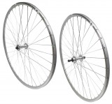 Ruote Bici Corsa 28 o 700x18/23 Retrò Vintage Cerchio in Alluminio Profilo 19 mm Colore Silver