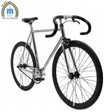 Bici 28 Pollici Telaio Uomo Lucido Cromato con Scatto Fisso Modello FIXED CHROMO