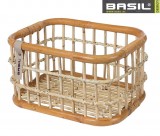 Cesto Bici Anteriore in Vimini e Bambu' BASIL Green Life Rotan