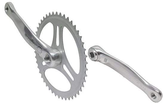Guarnitura Corona Bicicletta Singola A Perno Quadro 42 Denti Pedivella Bici Bike Set Corona Pedali Ciclismo