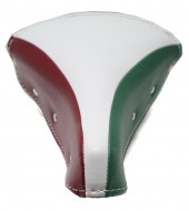 Sella Bici Vintage Artigianale Tricolore Bandiera Italia