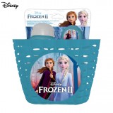 Kit Cesto Bimba Bici + Borraccia + Campanello FROZEN