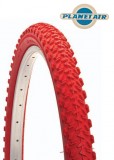 Copertone Gomma Bici 26 Pollici Misura 26x1.95 Mountain Bike Colore Rosso