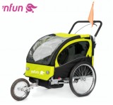 Carrello o Carretto Passeggino Bici Portabimbo Trasporto Bimbo Jogging N'Fun