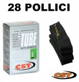 Camera d'Aria Interna Bici 28 Pollici 28x5/8x3/8 o 700x35/43 o 37-622 CST 