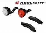 Fanali Bici Magnetici al Perno Ruota a Induzione con Condesatore REELIGHT