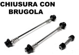 Bloccaggi Rapidi per Mozzi Ruota Bici e Reggisella Chiusura con Chiave a Brugola Anti-Furto