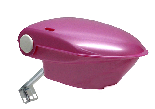Bauletto Posteriore In Plastica Per Bici Bimbo Colore Rosa Biciclette Molinari