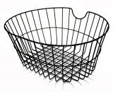 Cesto Bici Anteriore Forma Ovale a Rete in Metallo Rinforzato