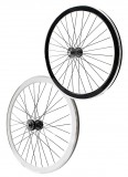 Ruote Bici FIXED PISTA 28 Pollici o 700x18/25 Cerchio 40 mm Colore Bianco o Nero