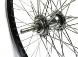 Ruota Bici 20 BMX o Graziella Rinforzate 48 Raggi Cerchio Nero