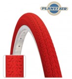 Copertone Gomma Bici 26 Pollici Misura 26x1.3/8 o 35-590 Colore Rosso