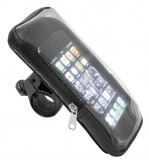 Custodia Porta Smartphone al Manubrio Bici Chiusura a Zip Impermeabile