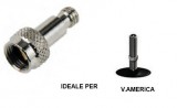 Raccordo Pompa Bici per Valvola America o Auto 2 Pz.