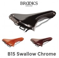 Sella Bici Brooks in Cuoio Modello B15 SWALLOW CHROME