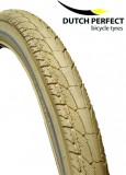 Copertone Gomma Bici 26 Pollici Misura 26x1.90 o 50-559 Mtb Cruiser Colore Crema Beige