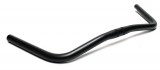 Piega Manubrio Bici Sportiva Tipo Francese in Alluminio Anodizzato Nero