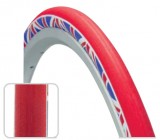 Copertone Gomma Bici 28 Pollici Misura 700x25 o 25-622 Bici Corsa Fixed Colore Bandiera Inglese BRITISH UK 2 pz.